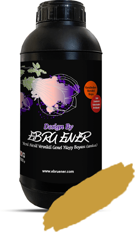 Anka Vernikli Genel Yüzey Boyası Antik Sarı 1 kg