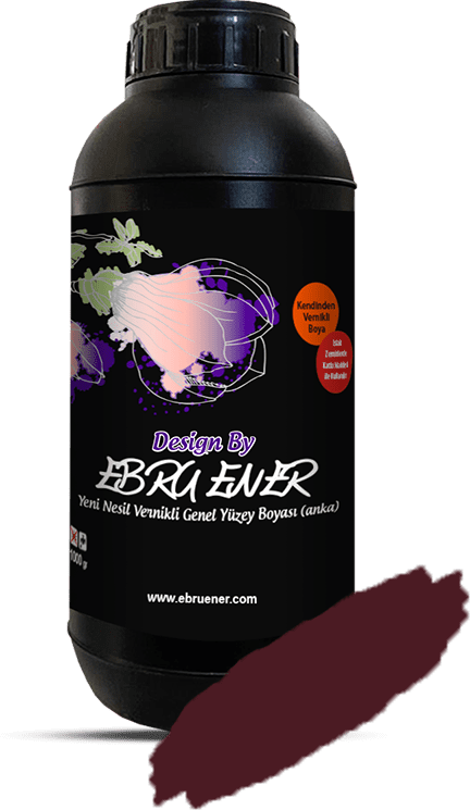 Anka Vernikli Genel Yüzey Boyası Koyu Bordo 1 kg