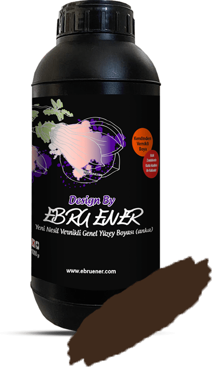 Anka Vernikli Genel Yüzey Boyası Koyu Kahve 1 kg