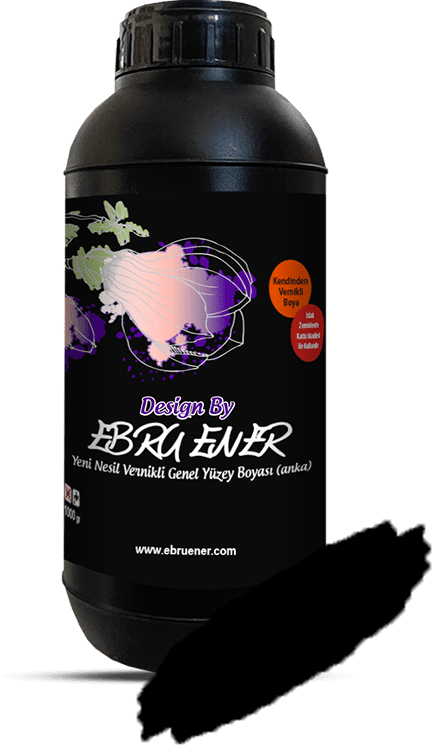 Anka Vernikli Genel Yüzey Boyası Siyah 1 kg