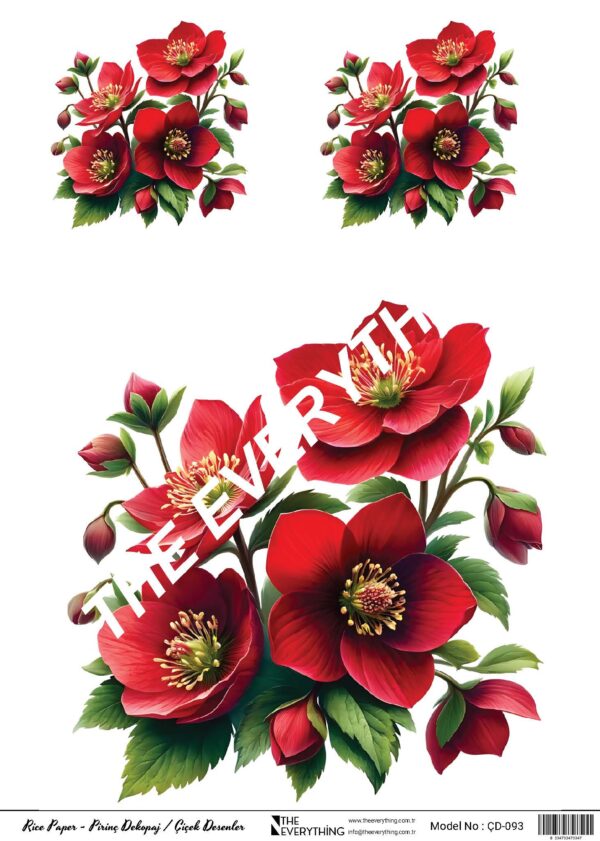Pirinç Çiçek Desenler ÇD-093