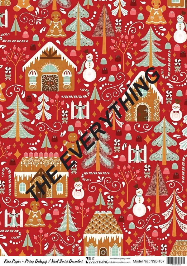 Pirinç Noel Desenler NSD-107