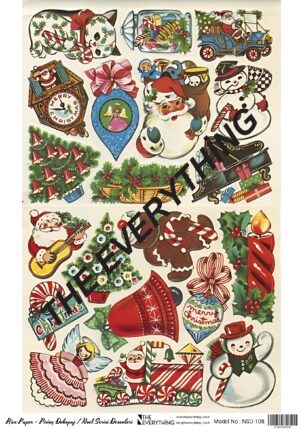 Pirinç Noel Desenler NSD-108