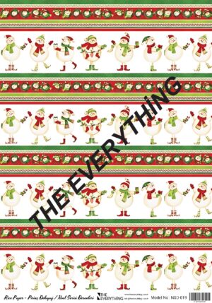 Pirinç Noel Desenler NSD-019