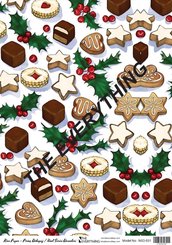 Pirinç Noel Desenler NSD-031