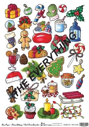 Pirinç Noel Desenler NSD-036