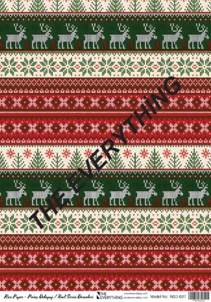 Pirinç Noel Desenler NSD-037