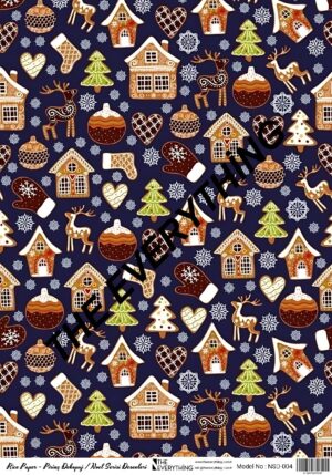 Pirinç Noel Desenler NSD-004