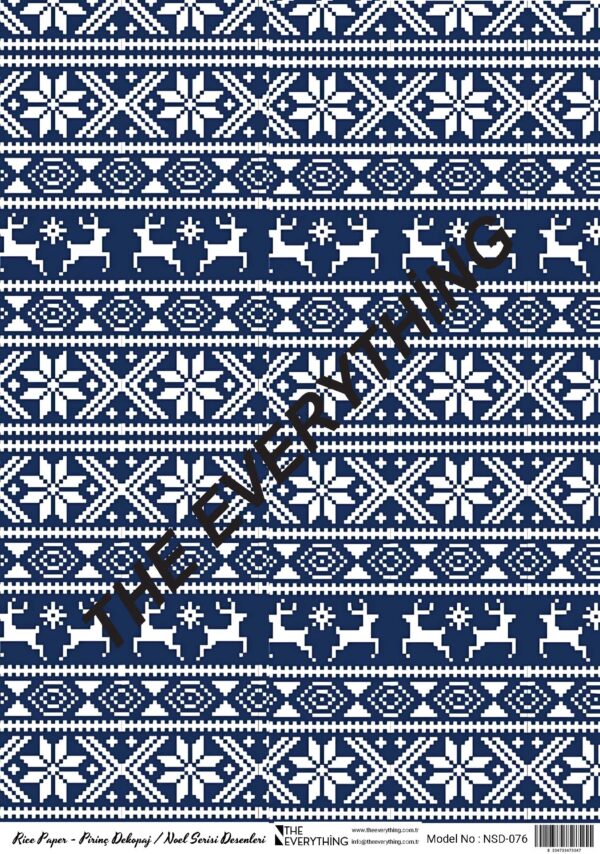 Pirinç Noel Desenler NSD-076