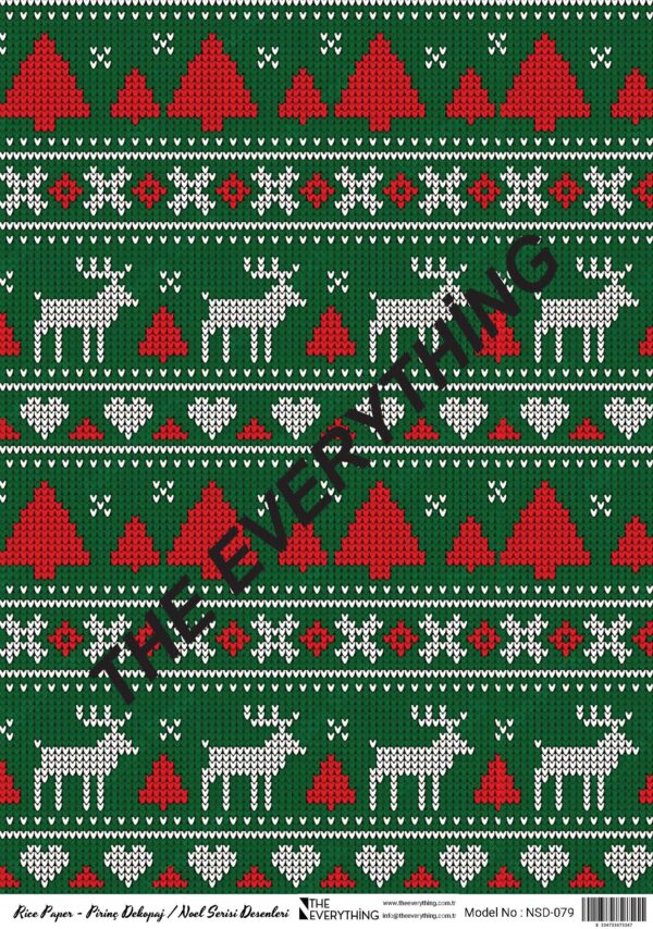 Pirinç Noel Desenler NSD-079