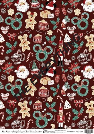 Pirinç Noel Desenler NSD-089
