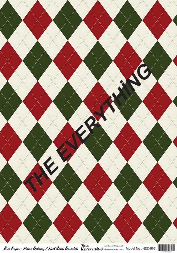 Pirinç Noel Desenler NSD-093
