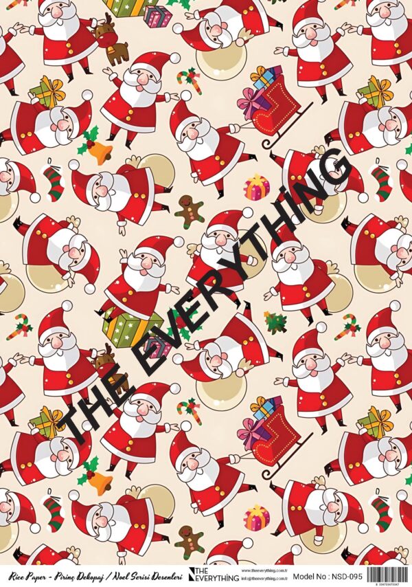 Pirinç Noel Desenler NSD-095