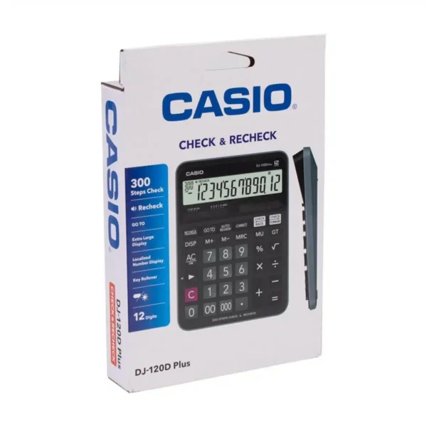 Casio Hesap Makinesi Masaüstü Dj-120D Plus 12 Hane