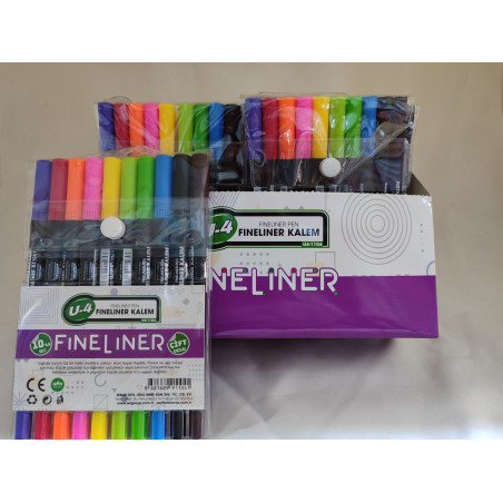 U-4 FineLiner 10 Renk Kalem (U4-1104)