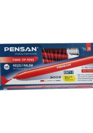 Pensan Keçeli Kalem Kırmızı (3003)