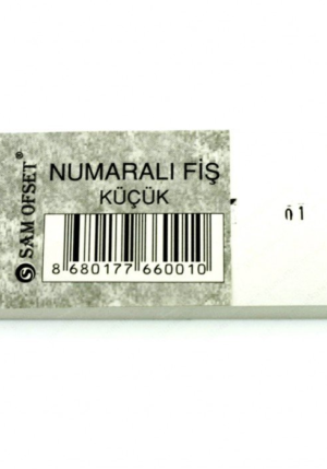 Samofset Numaralı Fiş Küçük