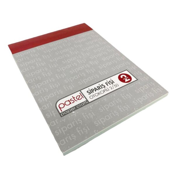 Pastel Sipariş Fişi 2-50 Otokopili