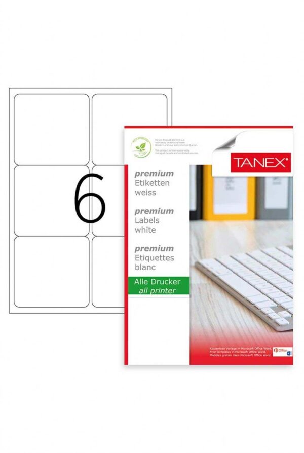 Tanex Tw-2006 99,1 X 93,1 Mm Laser Etiket