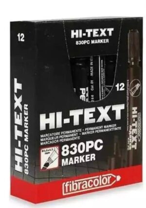 HI-TEXT 830PC Siyah Keçeli Kalem