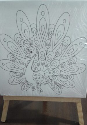 Mercan Tuval 30x30 Mandala
