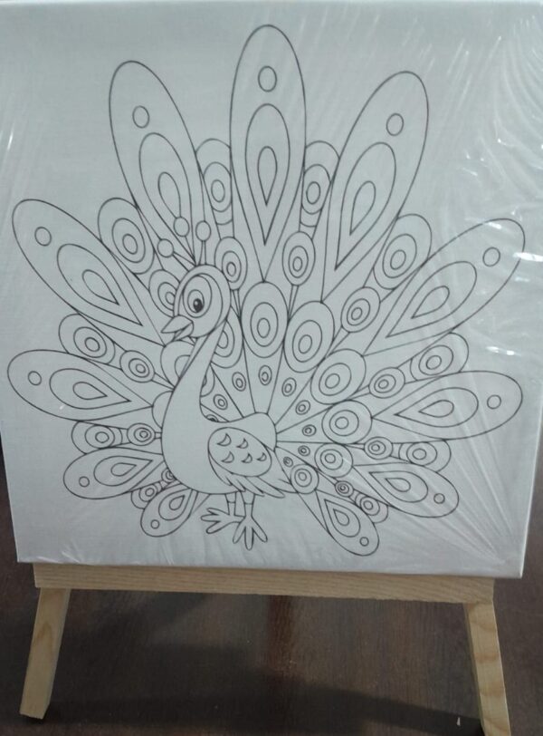 Mercan Tuval 30x30 Mandala