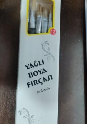 Neon Yağlı Boya Fırçası 12'li HKD0220