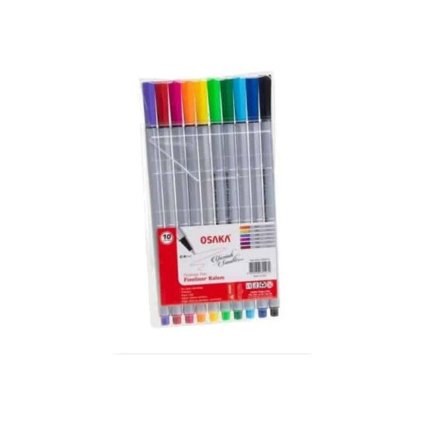 OSAKA FineLiner Kalem 10 Renk (OFK0410)